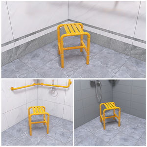 Banco de Ducha con Superficie Antideslizante de Plástico ABS, Tipo Cuadrado Grande para Baño - Product Image 5