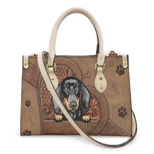 Labrador Retriever Cute Women's Bags Cute Fashion Leather Handbags and Purses for Ladies Small Outdoor Cross Body Shoulder Bags