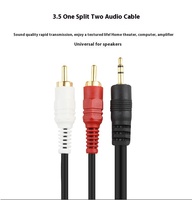 Venta caliente M3U TV Converter Cable RCA Connector PVC Jacket 3 AV Audio Power Outputs Smart Projector Micrófono Computadoras