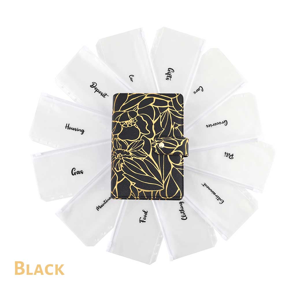 Carpeta de efectivo negra