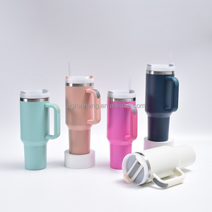 40oz Stan Cup Handle Big Thermos Cup Straw Seamless Interior Acero inoxidable Sports Travel Tumbler Taza para sublimación de té helado - Product Image 1