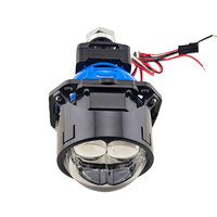 Lentille de projecteur LED à double faisceau de 2,5 pouces, ajustement universel, phare de remplacement facile sans dommages