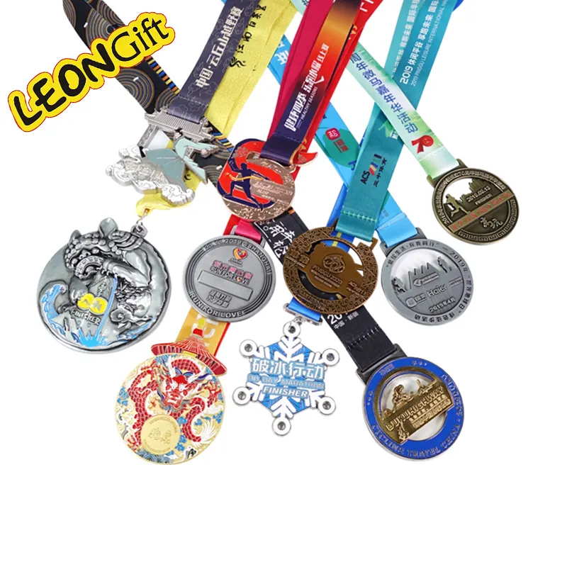 나만의 메달 디자인 스포츠 금속 사용자 정의 3D 아연 합금 금속 농구 축구 메달 마라톤 달리기 스포츠 메달
