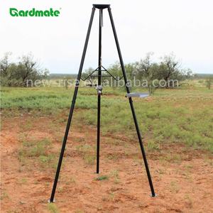 Trépied de chasse en métal, treuil de chasse, capacité de 300 lb, durable, robuste, pour le dépeçage et l'habillage des cerfs sur le terrain de chasse - Product Image 6