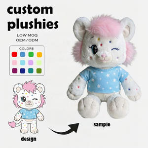 Jouets en peluche personnalisés OEM/ODM, modèle très fidèle <span class=keywords><strong>Renard</strong></span> aux grands yeux en pull, pantoufles Gabby Dollhouse Anime, porte-clés en peluche personnalisé - Product Image 4