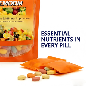 OEM Çoklu Vitamin Tabletleri Toplu Paketlerde |   Tam Gıda Vitamin Mineral Takviyesi |   Glutensiz Vejetaryen - Product Image 1