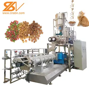 4 tonnes/h 30 ans Usine en Chine Machine de fabrication automatique d'aliments secs pour poissons et crevettes Ligne de production par extrudeuse