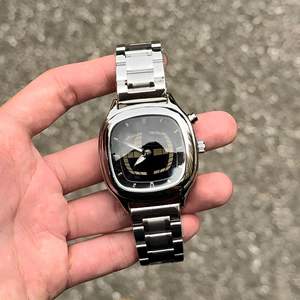 นาฬิกาข้อมือผู้ชายสไตล์เรโทร Y2K มิลเลนเนียม นาฬิกาควอตซ์ กันน้ำ 30 เมตร สแตนเลสคุณภาพสูง - Product Image 3