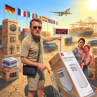 Agent d'expédition DDP Chine-Europe pour ventilateur électrique portable avec compresseur, service de transitaire aérien, maritime et ferroviaire