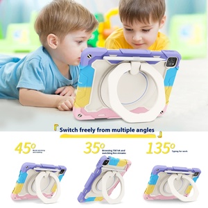 Étui pour tablette enfant pour <span class=keywords><strong>huawei</strong></span> <span class=keywords><strong>Mate</strong></span> Pad air 12 pouces 2024 Matepad 12X double protection en silicone PC avec support de dragonne couverture arrière - Product Image 2