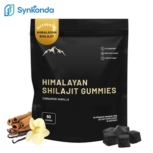 Gomitas <span class=keywords><strong>de</strong></span> Shilajit Puro del Himalaya con Sabor a Canela y <span class=keywords><strong>Vainilla</strong></span>, Dulces Masticables Cuadrados, Suplemento Energético para Hombres y Mujeres - Product Image 1