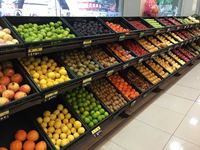 Xinde zware-duty stalen fruit- en groentepresentatierek met poedercoating - vrijstaande opbergstandaard