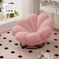 Pouf-canapé en forme de citrouille au design moderne de haute qualité, confortable pour le salon, fauteuil de détente pour se prélasser