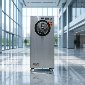 เครื่องทำไอศกรีมเจลาโต้แบบตั้งโต๊ะเชิงพาณิชย์รุ่นใหม่ HETOM REFRIGERATION สำหรับมืออาชีพ ทำจากสแตนเลสแบบเปิด - Product Image 1