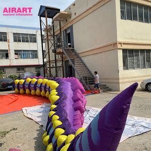 Tentáculos de Pulpo Inflables Morados para Actividades de Verano, Tentáculos de Pulpo Inflables para Decorar Edificios - Product Image 3