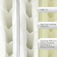 Filtre à air en acier galvanisé à haute capacité de retention de poussière, élément filtrant de type poche pour système de ventilation et de purification d'air industriel