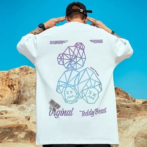 Katoenen Topkwaliteit Mode T-Shirts Custom 3d Printing Oversize Tshirt Custom T-Shirt Voor Mannen T-Shirt - Product Image 6