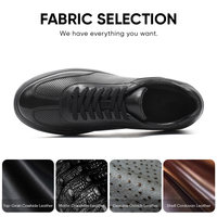 Vente en gros usine Nouvelles baskets décontractées pour hommes, personnalisées et tendance, de designer, rehaussantes de 6 cm, de bonne qualité