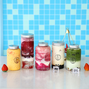 Venta de Fábrica: Botellas de Plástico PET Desechables de 500ml y 600ml para Jugo, Té con Leche y Bebidas, con Tapas - Product Image 4