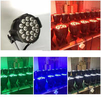 SHENGHONG SAH-P54 54 pièces * 3W RGBW Smart LED Par lumières DMX512 contrôle éclairage de scène mobile métal 200W IP20 Protection AC100-240V