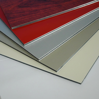 Panneaux composites en aluminium (ACP ACM) en gros, 3 mm/4 mm/5 mm, Alucobond 1220x2240, revêtement PVDF, ignifuge A2, écologique, pour usage extérieur