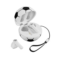 Écouteurs intra-auriculaires 2026 pour le football (5.4) - Design compact et raffiné, cadeau idéal pour les fans de basketball, tennis et baseball