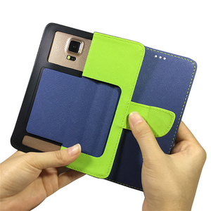 Funda Tipo Cartera de Piel Sintética OEM para Todos los Teléfonos Celulares de <span class=keywords><strong>4.5</strong></span> a 7 Pulgadas, con Ranuras para Tarjetas de Crédito, Función de Soporte, Universal - Product Image 2