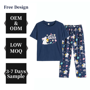 Conjuntos de pijamas para niños conjuntos de <span class=keywords><strong>pijama</strong></span> de primavera para niñas de alta calidad al por mayor conjuntos de <span class=keywords><strong>pijama</strong></span> de pantalones largos de manga corta para niñas grandes conjuntos de <span class=keywords><strong>pijama</strong></span> - Product Image 1