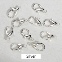 Fermoir Mousqueton de Bijouterie en Acier Inoxydable Plaqué Or pour Colliers et Bracelets, Composants d'Apprêts DIY pour la Fabrication de Bijoux en Gros