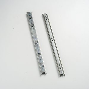 Hiện đại 35mm 3 lần mở rộng đầy đủ kênh thông thường thép cán nguội theo dõi hướng dẫn đường sắt nhà bếp ăn uống mềm đóng Ngăn kéo trượt - Product Image 1