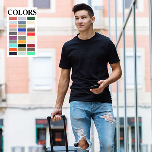 Camiseta Personalizada de Alta Calidad 100% Algodón para Hombre, Camiseta Blanca Extra Grande y Gruesa para Impresión, Camisetas para Hombre - Product Image 3