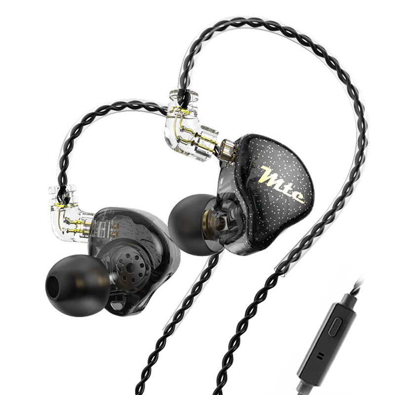 black with mic