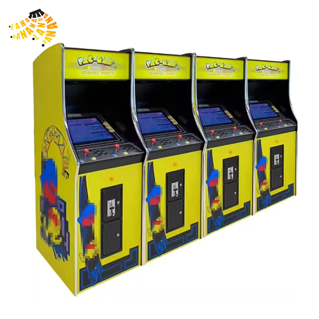 Pacman Crane Arcade Cabinet Classic Retro Upright Arcade Game Machine with Multi-Games Classic Retro Style