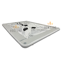 Plateforme flottante gonflable pour yacht, piscine gonflable pour la mer avec filet