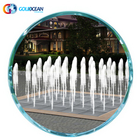 Fontaine de sol de danse, 3M x 3M, sans fantaisie, programme de contrôle