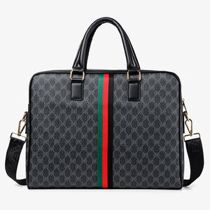 Maletín de Negocios de Cuero PU Grande para <span class=keywords><strong>Hombre</strong></span>, Estilo Clásico, para Computadora Portátil, Maletín de Negocios - Product Image 6