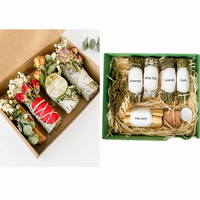 Bouquet d'encens de sauge, traditionnel, luxueux, bohème, avec petits fragments de sauge, pour spa, à combustion lente, sauge rouge, anti-odeur, printemps été