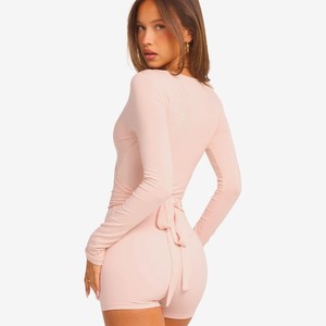 YanRuo – Ensemble de danse polyvalent pour <span class=keywords><strong>femme</strong></span> : soutien-gorge de ballet respirant à peau légère <span class=keywords><strong>et</strong></span> pantalon à séchage rapide - Product Image 5