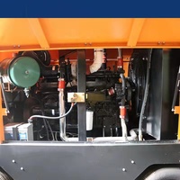 Compresseur d'air portable diesel refroidi par air Kaishan KSCY550-14.5 14 bar 18 bar 25 bar pour plate-forme de forage