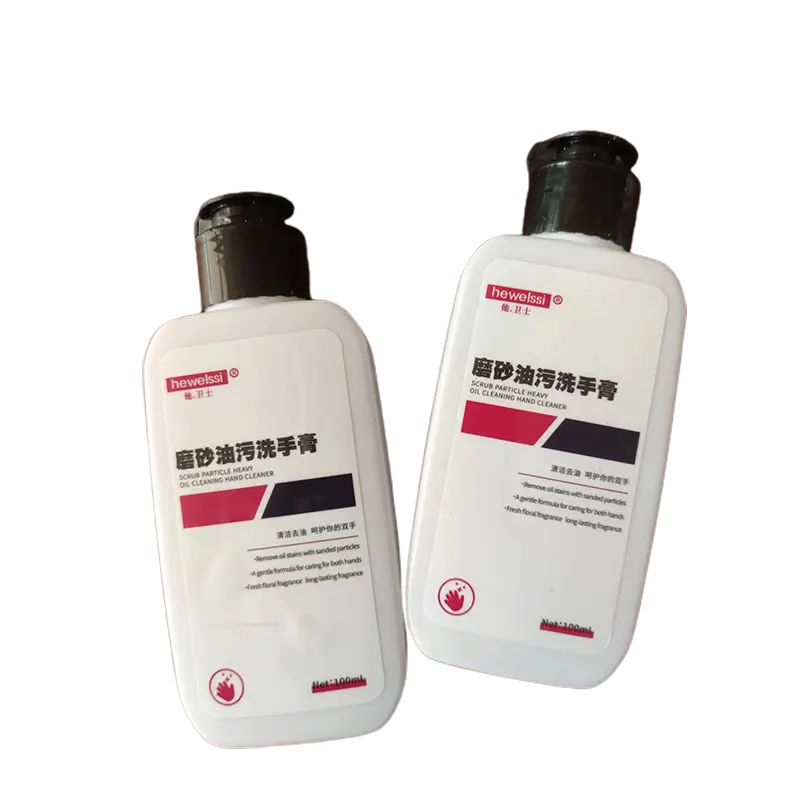 Limpiador de manos para limpieza de aceite pesado de Partículas exfoliantes Desinfectante de manos para reparación de automóviles para limpiar rápidamente manchas de aceite 100ml
