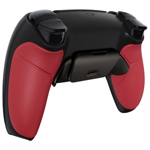 Red Rubberized <b>Grip</b> Rise 2.0 Remap Kit for <b>Controller</b> with Metal Paddle Back Button Shell Case - Product Image 6