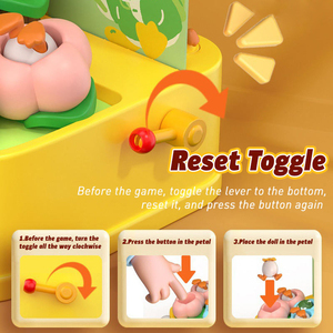 Vente flash : Jouet éducatif 2-en-1, petit canard jaune électrique, jeu de capture avec musique, jeu de table interactif parent-enfant pour enfants - Product Image 4