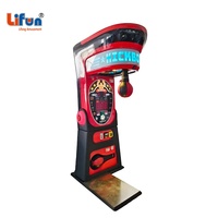 Machine de jeu d'arcade de kick-boxing Lifun, machine de jeu de boxe à monnayeur, test de force et de score élevé, divertissement pour FEC