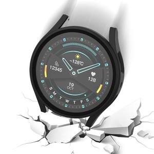 Nouveau style <span class=keywords><strong>2022</strong></span> boîtier + couvercle en verre pour Samsung <span class=keywords><strong>Galaxy</strong></span> <span class=keywords><strong>Watch</strong></span> <span class=keywords><strong>5</strong></span> 40mm 44mm PC boîtier de protection pare-chocs coque montre accessoires - Product Image 4