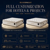 Matelas en latex biologique OEKO-TEX 100% naturel, taille personnalisée, fermeté, tissu, OEM, ODM, fournisseur en gros pour hôtels et villas