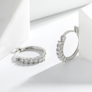 JOYFFO Brass Hoop <strong>Earrings</strong> Cute Design Perfect Birthday Wedding Christmas Valentine's Day Gifts for Women Her <strong>Mother</strong> <strong>Brides</strong> - Product Image 2