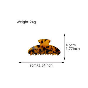 Vente en gros de grandes pinces à cheveux en acétate pour femmes, <span class=keywords><strong>style</strong></span> coréen, pinces à cheveux de qualité supérieure, pinces à cheveux élégantes pour chignon - Product Image 6