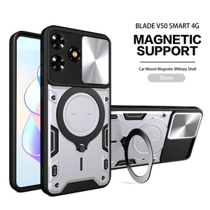 Funda Protectora de Lujo con Anillo y Ventana Deslizante para Cámara, Resistente a Golpes, para ZTE Blade A56 4G/ZTE Blade A35E/ZTE Nubia <span class=keywords><strong>Music</strong></span> - Product Image 6