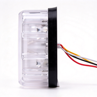 Feux de signalisation à LED 36W, clignotants latéraux, boîtier en alliage d'aluminium, multicolores, feux de détresse clignotants pour camion, IP65