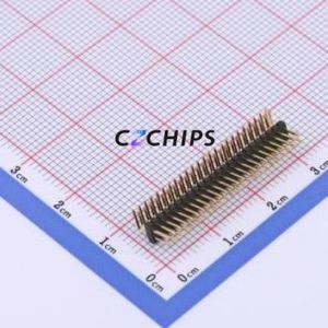 X1321WR-2x24J-C40D18 Pin Header Bent Lead Through Hole,P=1.27mm Connector 2x24P 1.27mm 1.27mm Pin Header - Product Image 1